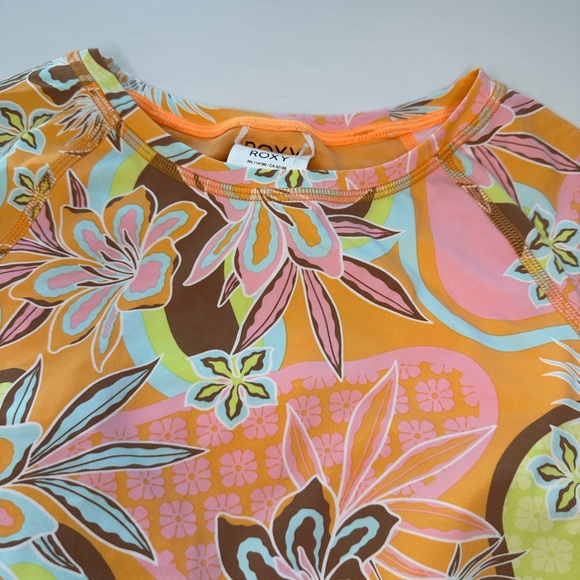 NWT Roxy Delic Long Sleeve Crop Rashguard Bikini Top NWT Women’s Size Small - Picture 8 of 11